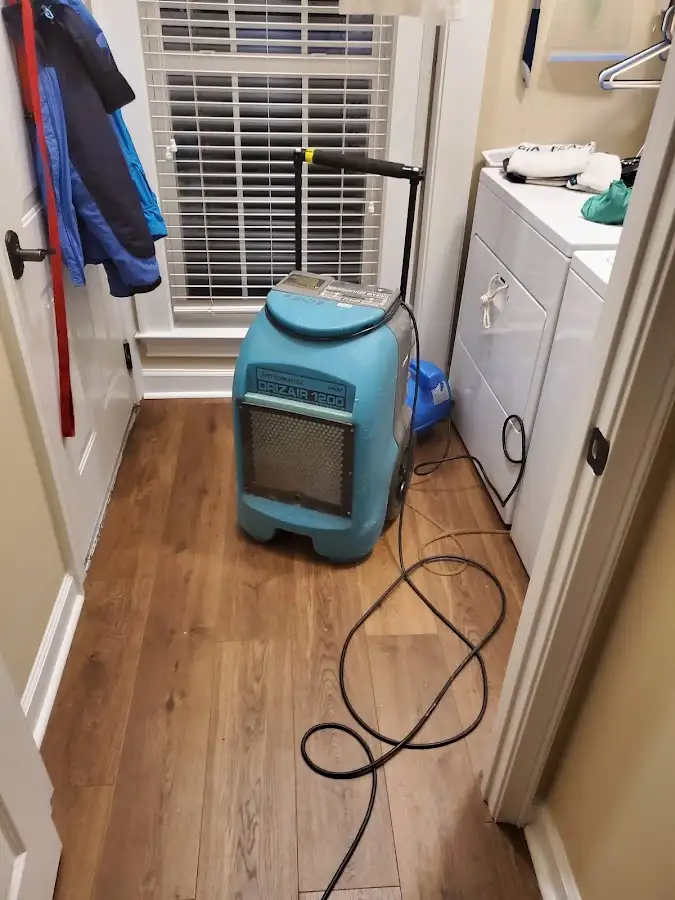 Commercial dehumidifier deployed for Flood Damage Cleanup in Celina